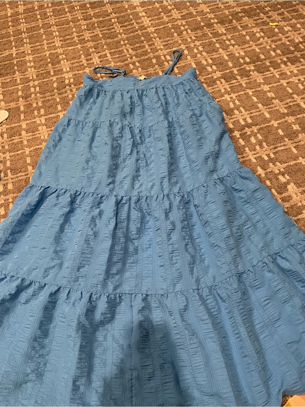 Entro Blue Tiered Sundress - Women’s Lightweight Summer Dress